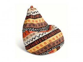 Кресло-мешок Африка в Пушном - pushnoj.mebel-nsk.ru | фото