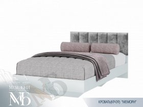Кровать 1,2м Мемори КР-09 в Пушном - pushnoj.mebel-nsk.ru | фото