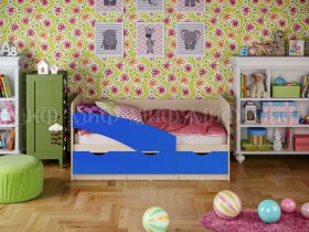 Кровать детская Бабочки 2,0 м в Пушном - pushnoj.mebel-nsk.ru | фото
