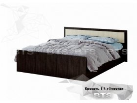 Кровать двуспальная 1,4м LIGHT Фиеста (BTS) в Пушном - pushnoj.mebel-nsk.ru | фото