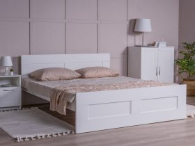 Кровать двуспальная 1,6м Сириус в Пушном - pushnoj.mebel-nsk.ru | фото