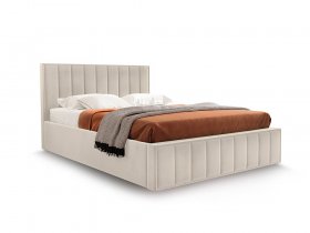 Кровать мягкая 1,6 Вена стандарт, вар.2 в Пушном - pushnoj.mebel-nsk.ru | фото