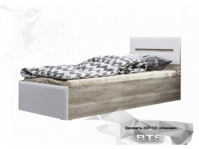 Кровать односпальная Наоми КР-12 в Пушном - pushnoj.mebel-nsk.ru | фото