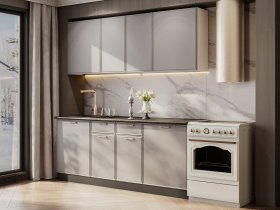 Кухонный гарнитур «Адель» 2,0м (нео) в Пушном - pushnoj.mebel-nsk.ru | фото
