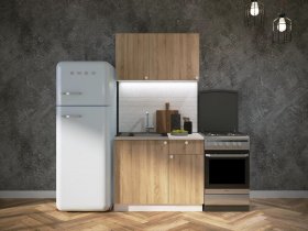 Кухонный гарнитур Ронда 1,0 м в Пушном - pushnoj.mebel-nsk.ru | фото
