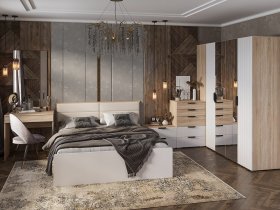 Модульная спальня Норд в Пушном - pushnoj.mebel-nsk.ru | фото