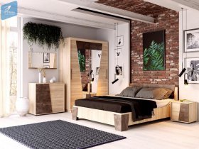Модульная спальня Санремо в Пушном - pushnoj.mebel-nsk.ru | фото