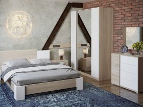 Модульная спальня «Валери» в Пушном - pushnoj.mebel-nsk.ru | фото