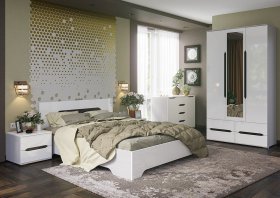Модульная спальня Валирия в Пушном - pushnoj.mebel-nsk.ru | фото