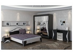 Модульная спальня Верона (Линаура) в Пушном - pushnoj.mebel-nsk.ru | фото