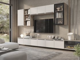 Модульная стенка Урбан в Пушном - pushnoj.mebel-nsk.ru | фото
