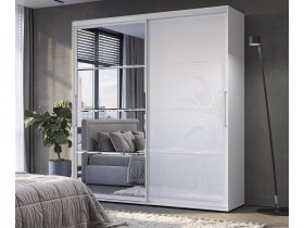Шкаф-купе Крафт-6 2,0м (белый) в Пушном - pushnoj.mebel-nsk.ru | фото