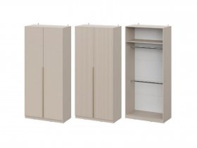 Шкаф ШК-100 Эккервуд (меланж) в Пушном - pushnoj.mebel-nsk.ru | фото
